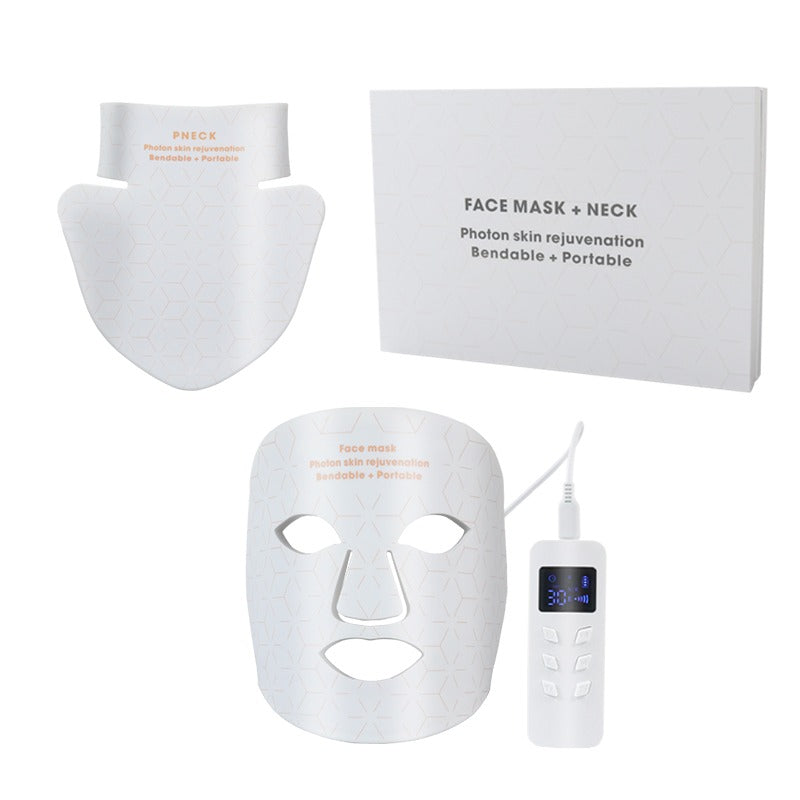 Máscara Rejuvenecedora Facial y Cuello LED
