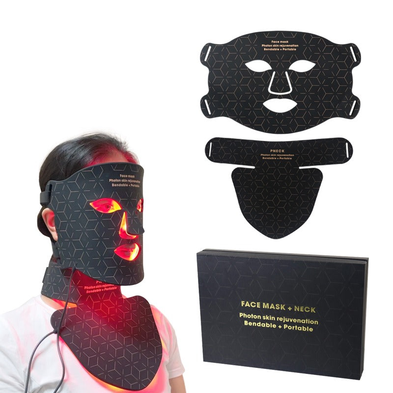 Máscara Rejuvenecedora Facial y Cuello LED